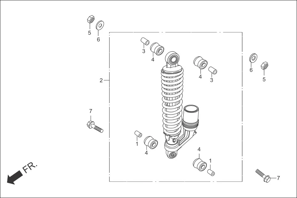 F-20 REAR CUSHION diagram showing 94101-12000