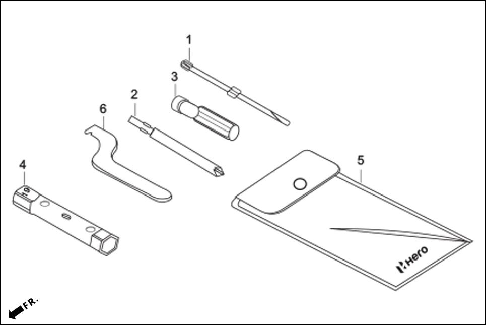 F-26 TOOLS diagram showing 89213-AAR-000