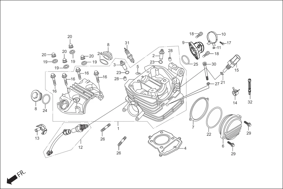 E-1 CYLINDER HEAD/COVER