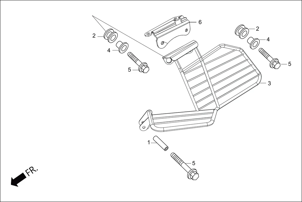 F-28 SAREE GUARD diagram showing 95701-08035-00