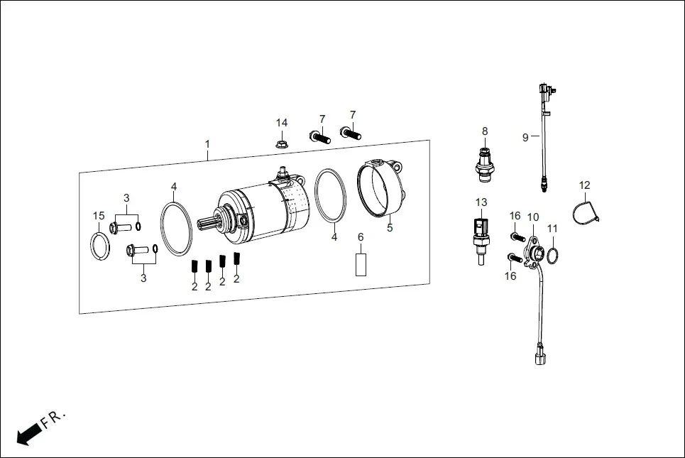E-5 ELECTRICALS (ASTARTER MOTOR/SENSOR)