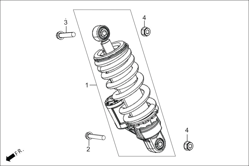 F-20 REAR CUSHION assembly diagram for Hero KARIZMA XMR (Sept. 2023)