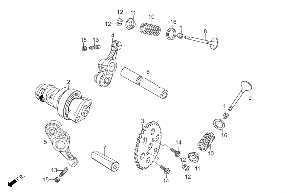 E-4 CAMSHAFT/VALVE