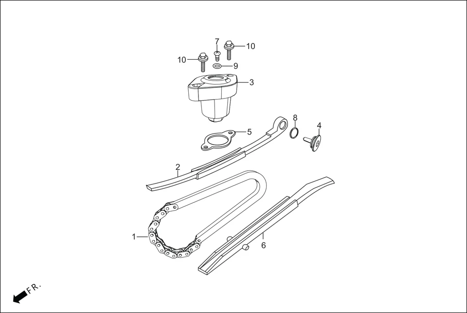 E-5 CAM CHAIN/TENSIONER