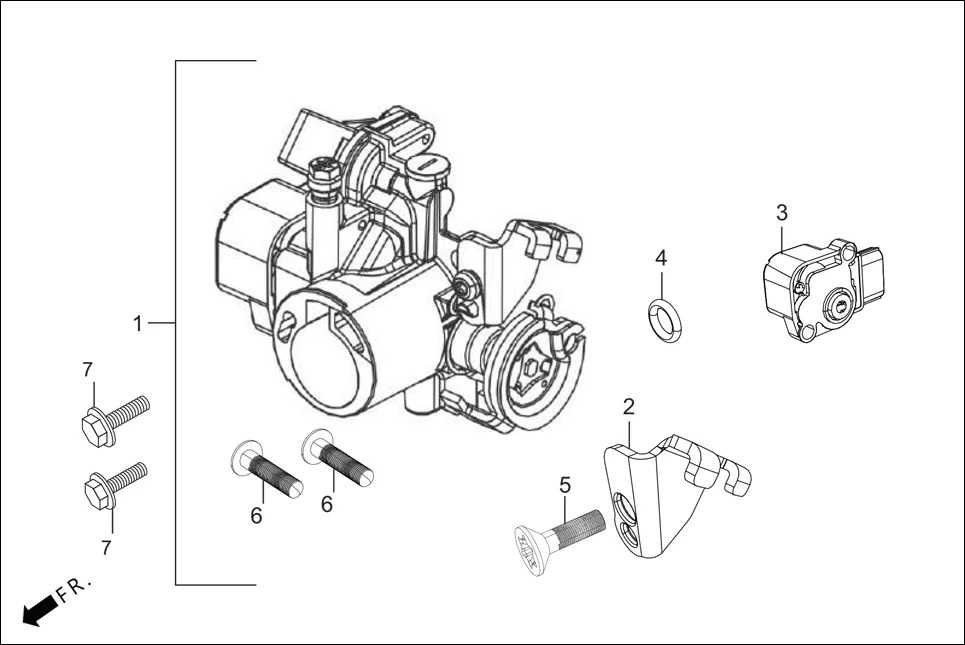 E-17 THROTTLE BODY ASSY.