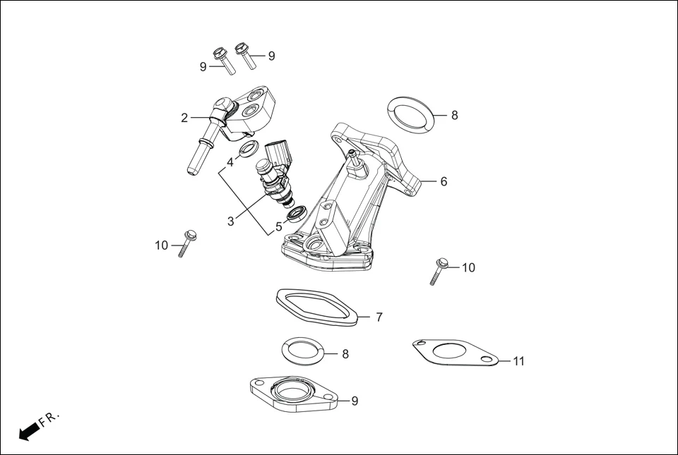 E-17A INJECTOR FUEL ASSY.