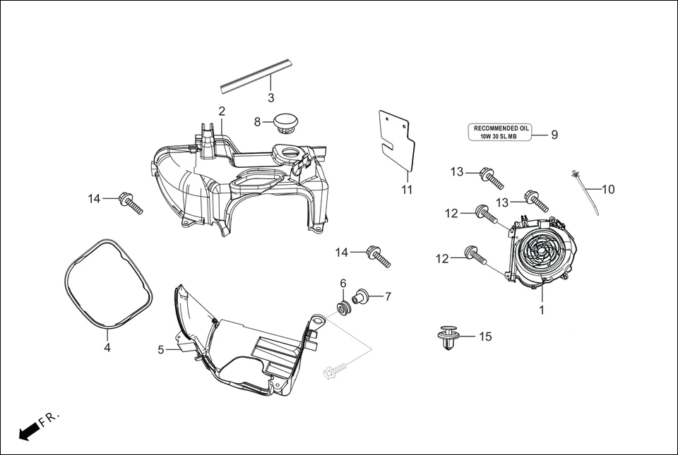 E-1 SHROUD / FAN COVER