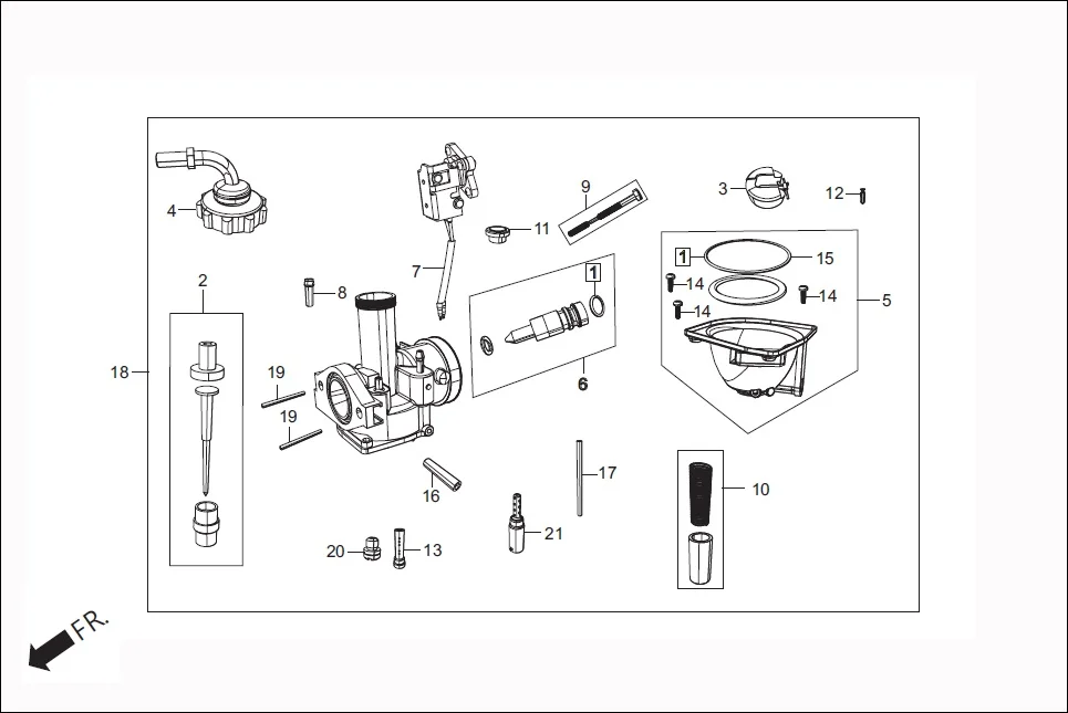E-17 CARBURETTOR