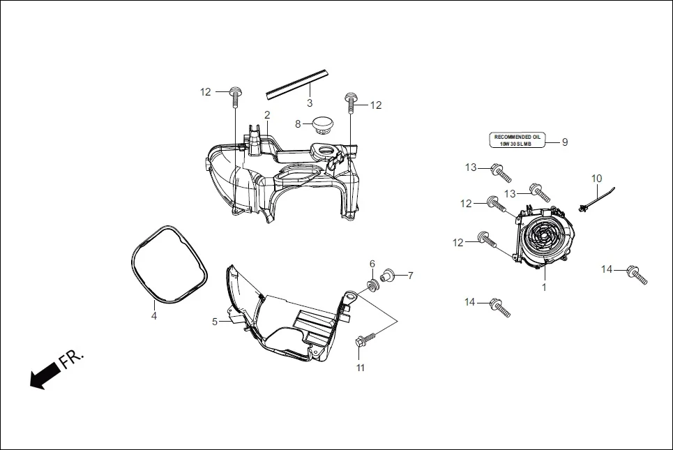 E-1 SHROUD / FAN COVER