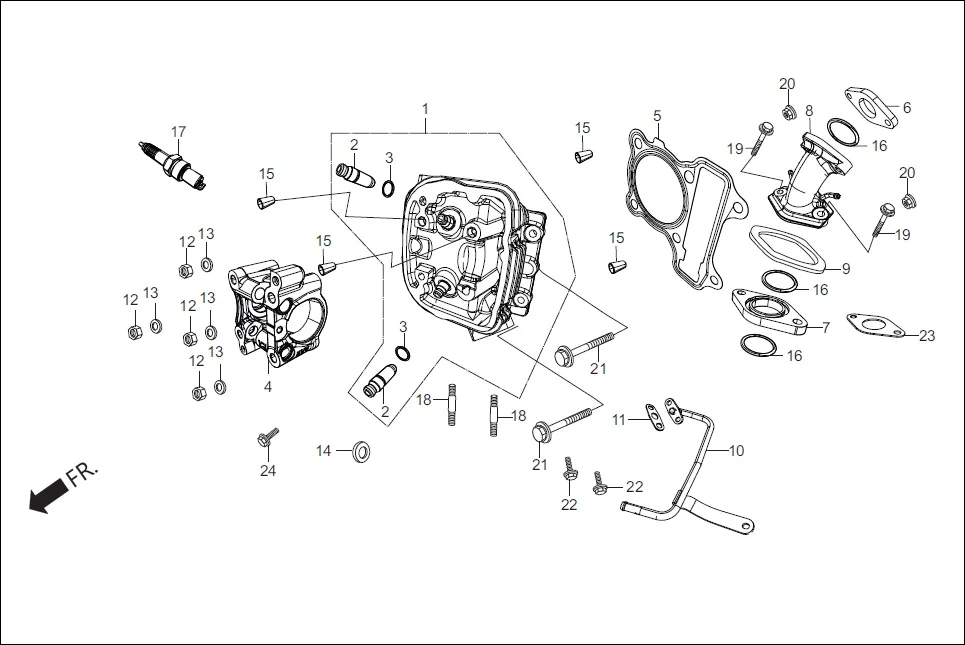 E-3 CYLINDER HEAD