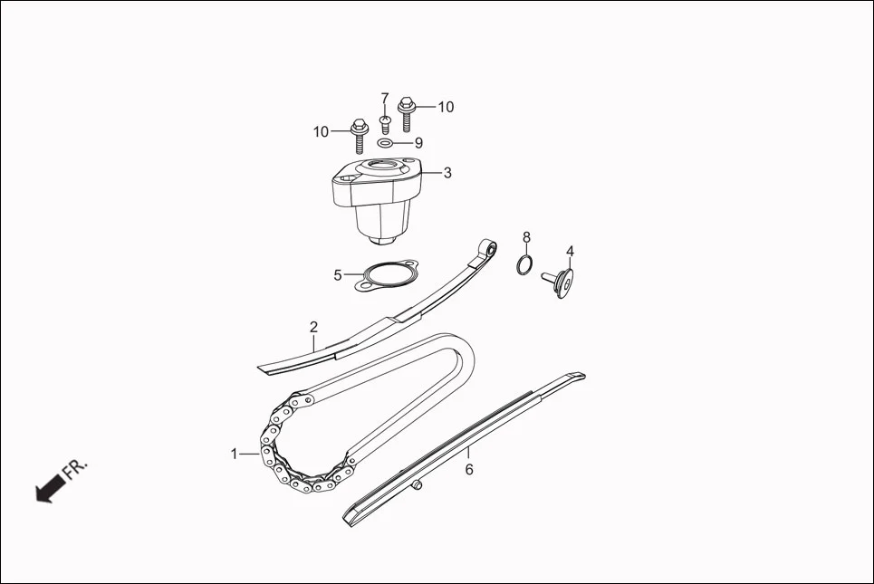 E-5 CAM CHAIN/TENSIONER