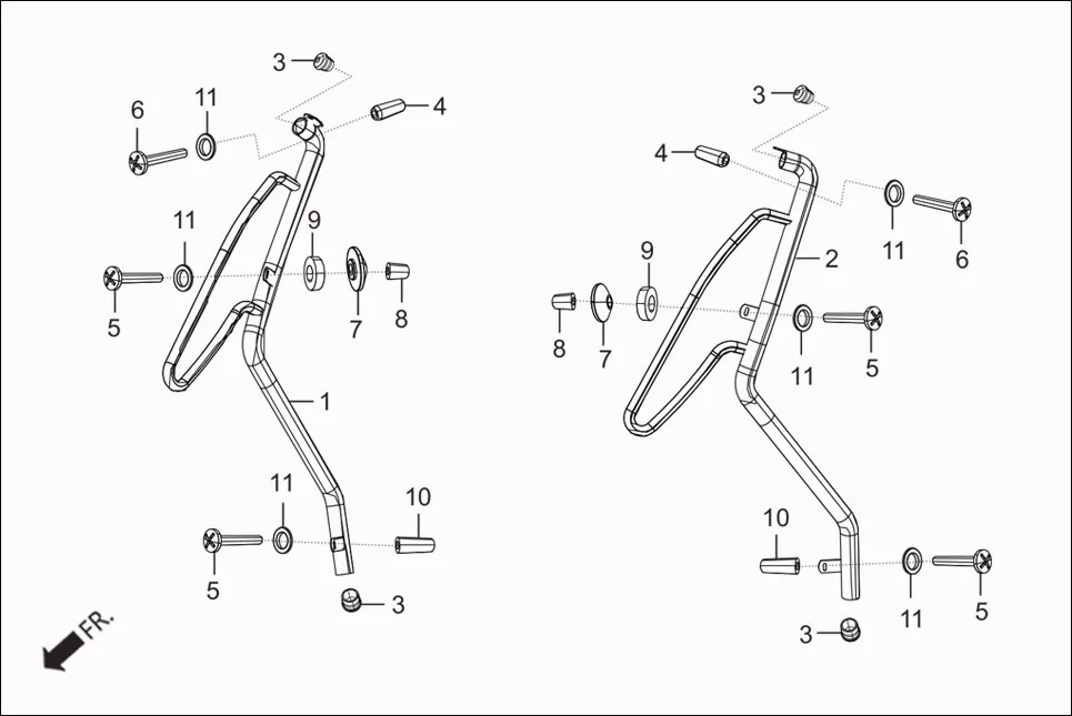 FOP-6 BEADING ASSY. R./L. (OPTIONAL) diagram showing 94101-05000