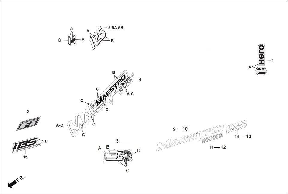 F-26-DRUM MARK/STRIPE diagram showing 86351-ABH-200S