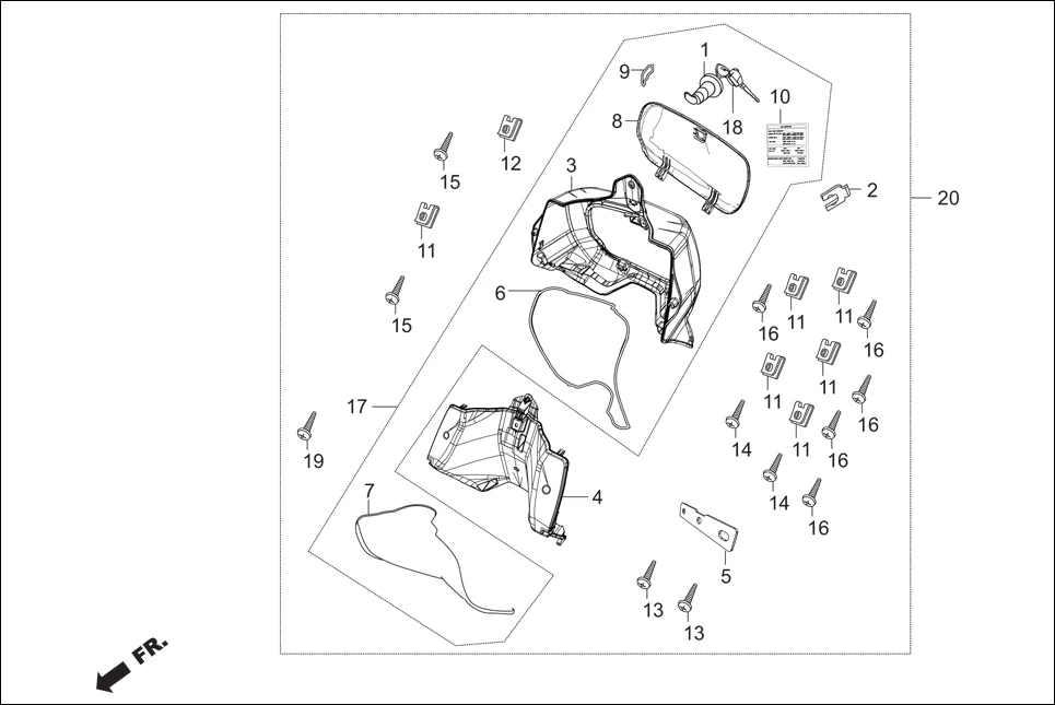FOP-2 FR. INNER BOX (OPTIONAL) diagram showing 93903-35380