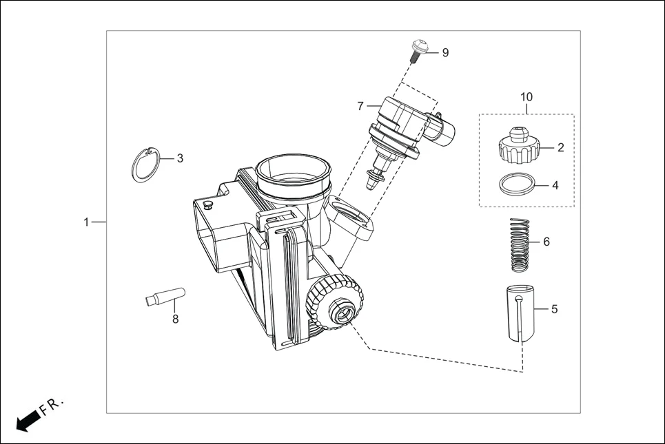 E-17 THROTTLE BODY ASSY.