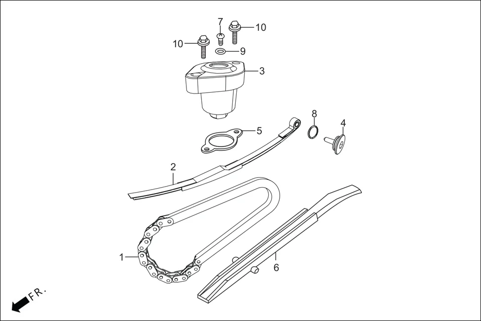E-5 CAM CHAIN/TENSIONER