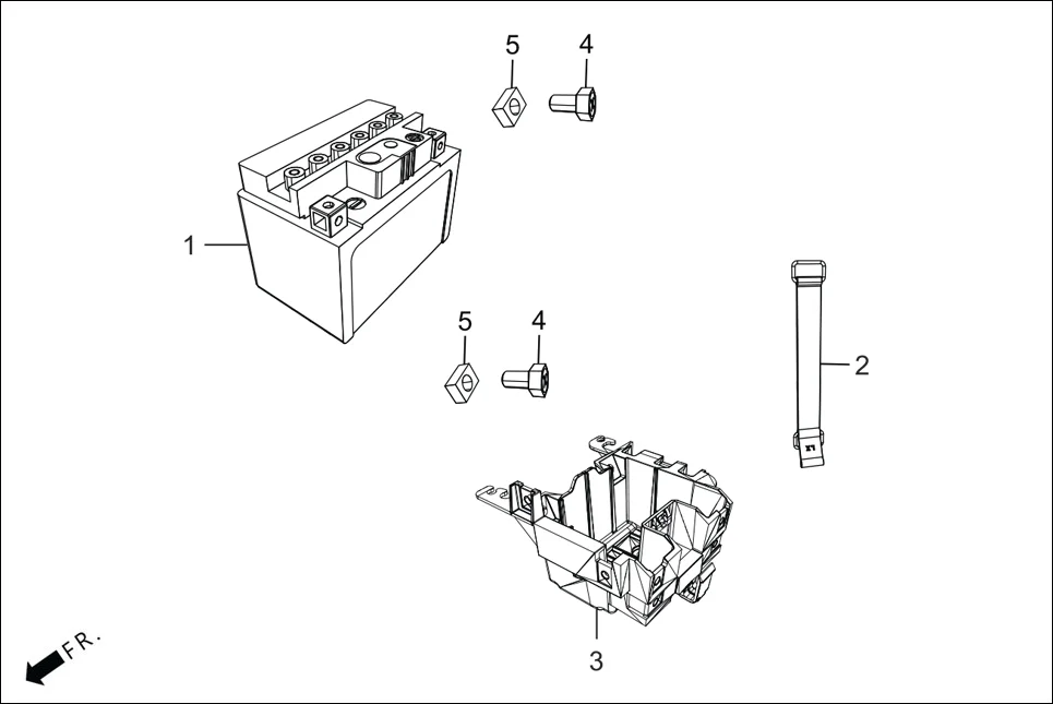 F-21 BATTERY diagram showing 90122-KVT-941