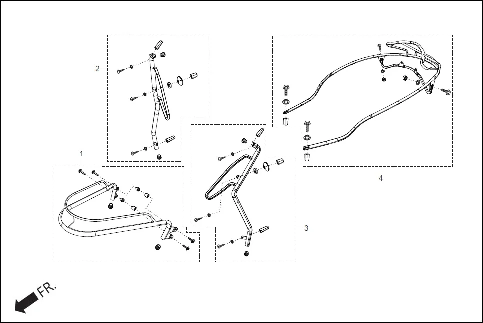 FOP-6 BEADING ASSY. (OPTIONAL) diagram showing NOT SERVICEABLE