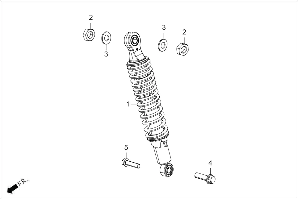 F-19 REAR CUSHION assembly diagram for Hero THUMBSUP THUNDERWHEEL(Apr.,2025)
