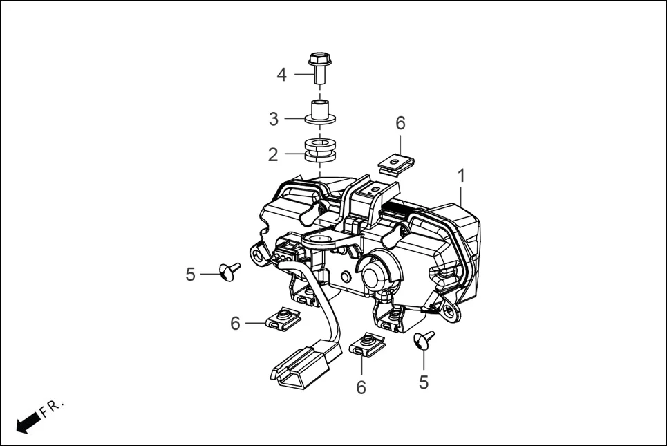 F-22 TAIL LIGHT assembly diagram for Hero THUMBSUP THUNDERWHEEL(Apr.,2025)