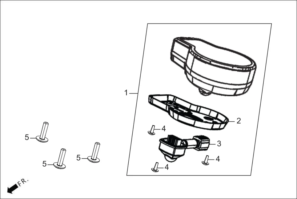 F-2 METER assembly diagram for Hero THUMBSUP THUNDERWHEEL(Apr.,2025)