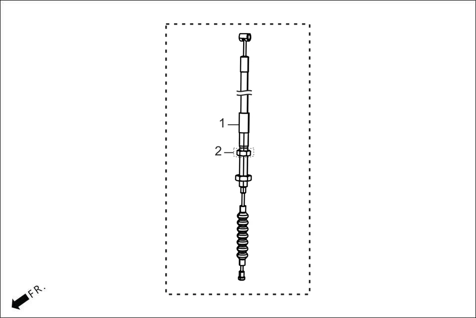 F-3 CONTROL CABLE assembly diagram for Hero THUMBSUP THUNDERWHEEL(Apr.,2025)