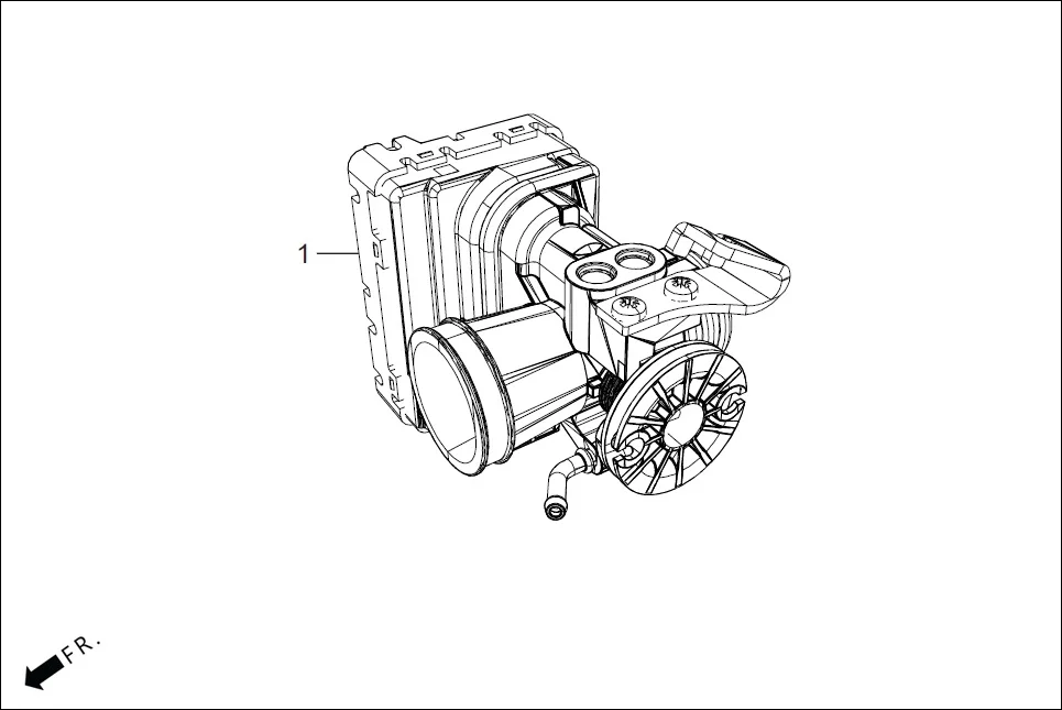 E-13-HMCMM THROTTLE BODY ASSY