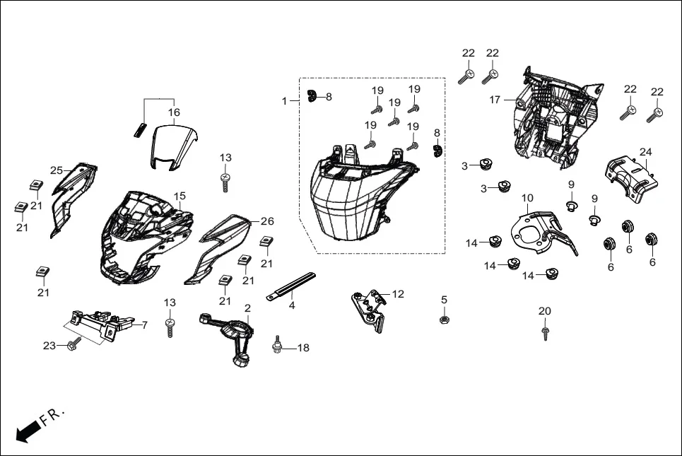 F-1-DRUM HEAD LIGHT diagram showing 93903-34110
