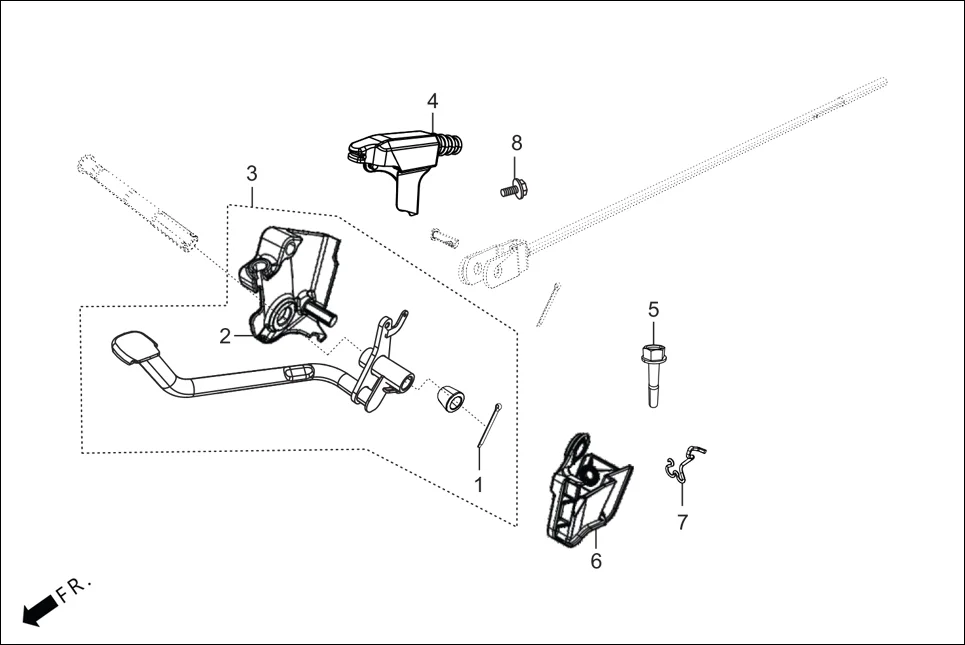 F-18B-DISC CBS ASSY.(DISC) assembly diagram for Hero Passion XTec (June,2022)