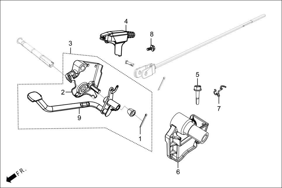 F-18B-DISC CBS ASSY.(DISC) assembly diagram for Hero Passion Pro(March,2023)