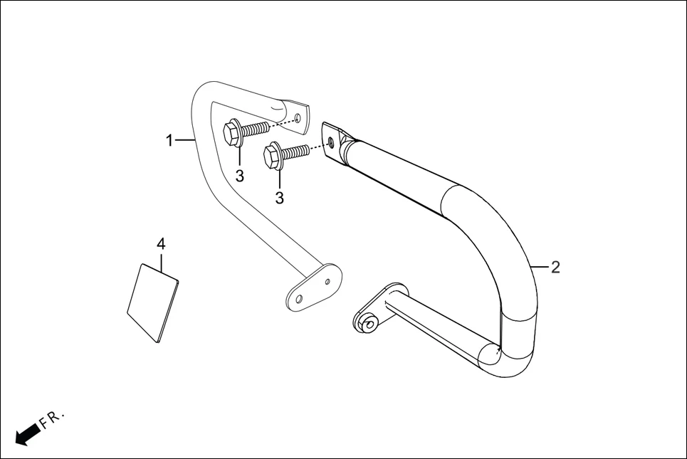 F-28 GUARD ENGINE assembly diagram for Hero Passion Pro(March,2023)