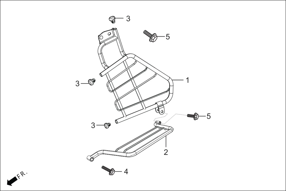 F-29 STEP WOMEN assembly diagram for Hero Passion Pro(March,2023)