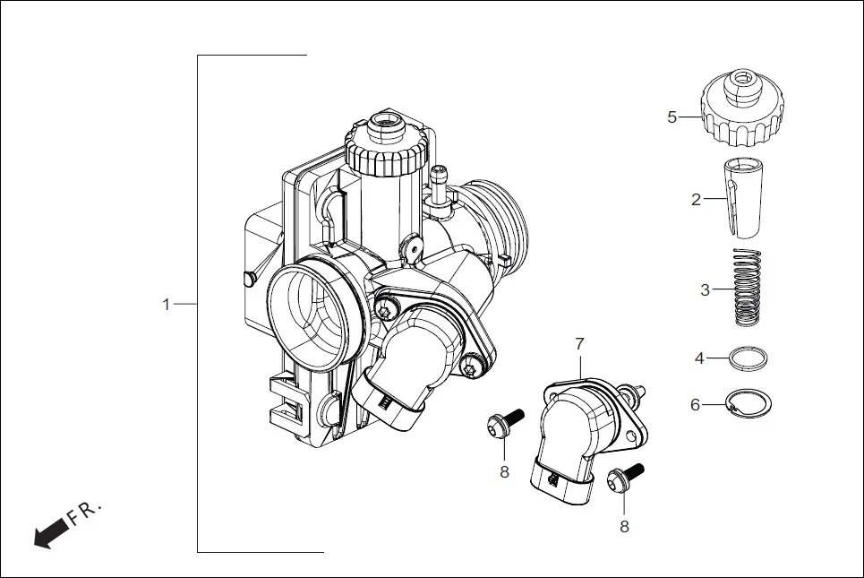 E-13 THROTTLE BODY