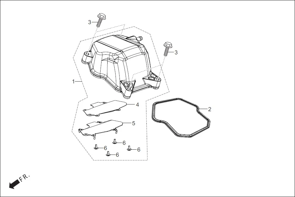 E-1 CYLINDER HEAD COVER
