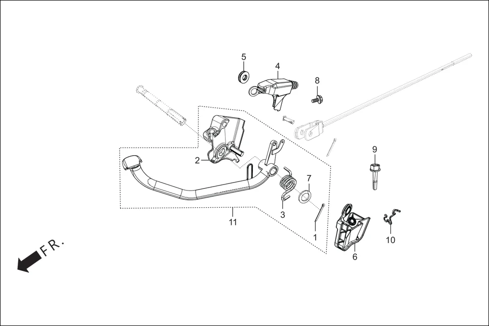 F-18A-DRUM CBS ASSY.(DRUM) assembly diagram for Hero Passion Pro BSVI (Feb, 2020)