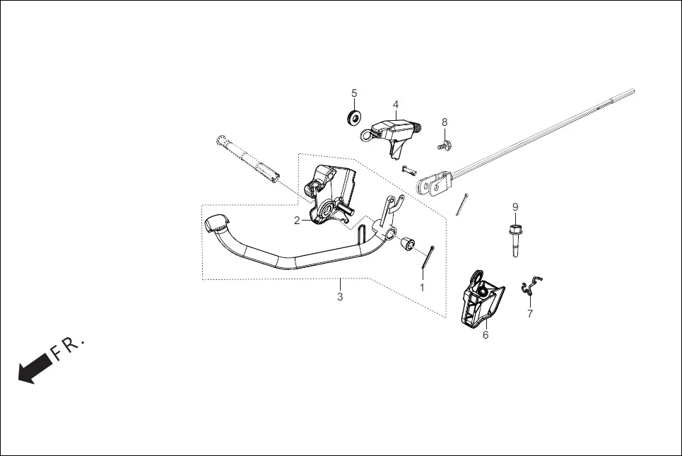 F-18B-DISC CBS ASSY.(DISC) assembly diagram for Hero Passion Pro BSVI (Jan, 2021)