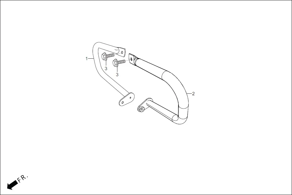 F-28 GUARD ENGINE assembly diagram for Hero Passion Pro BSVI (Jan, 2021)