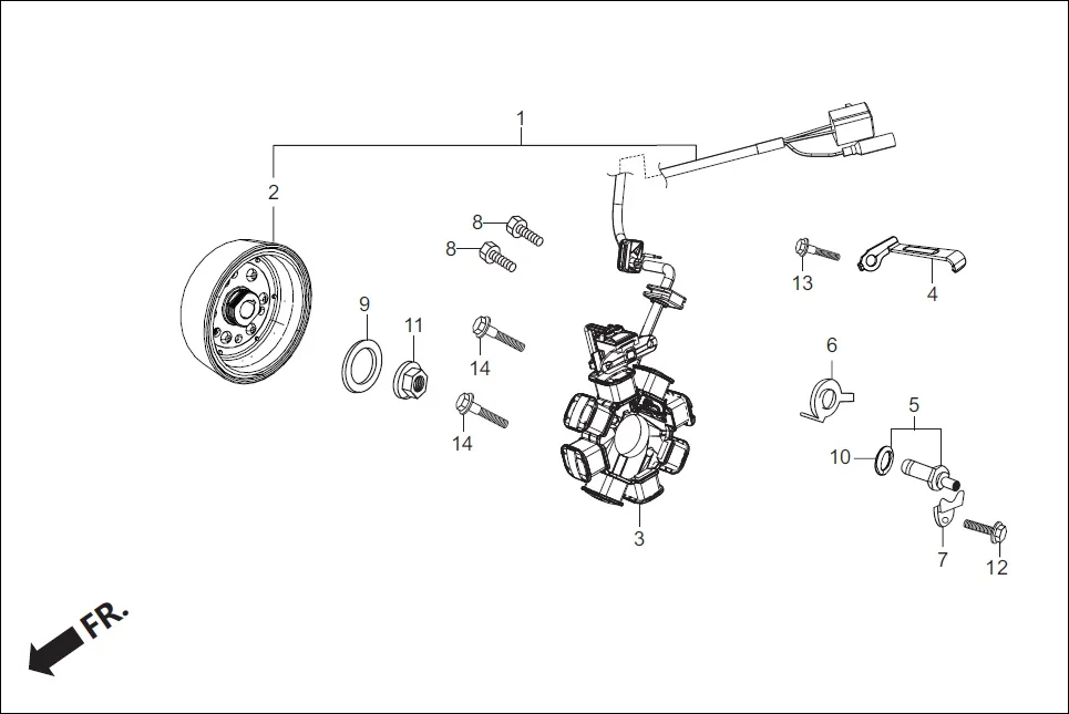 E-5A ELEC. (A.C.GEN. ASSY.)