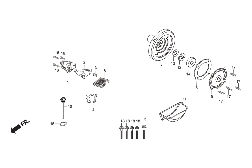 E-6 OIL PUMP