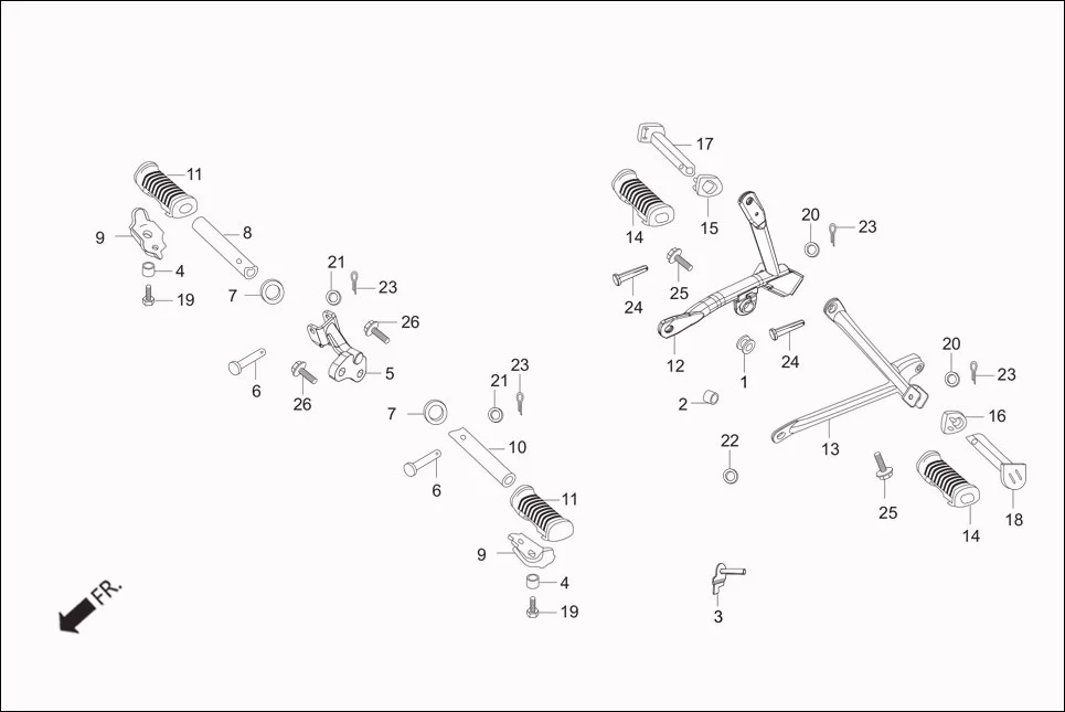 F-15 STEP ASSY assembly diagram for Hero Passion Pro iBS (Feb, 2019)