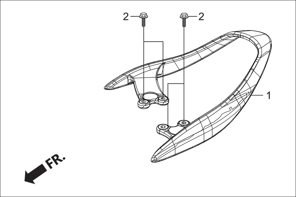F-22A GRIP assembly diagram for Hero Passion Pro iBS (Feb, 2019)