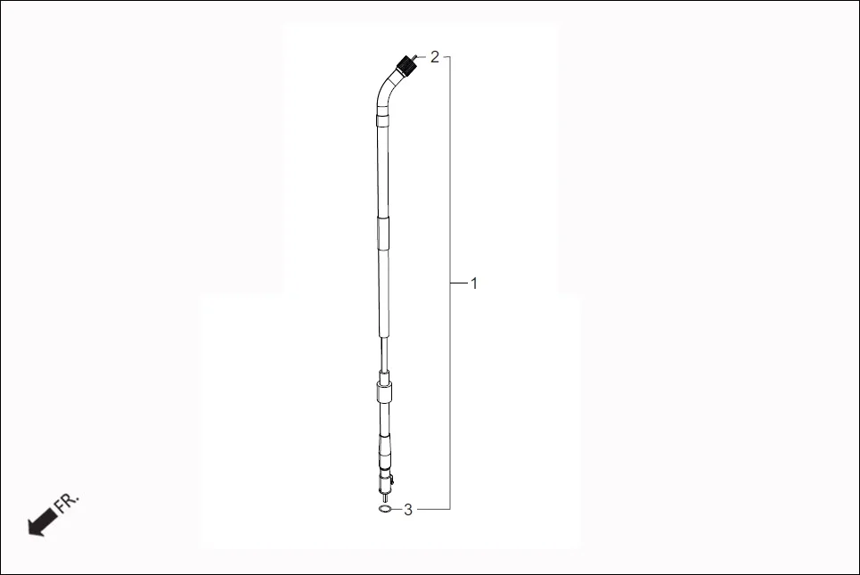 F-2A SPEEDOMETER. CABLE assembly diagram for Hero Passion Pro iBS (Feb, 2019)