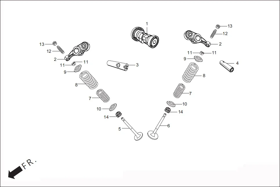 E-2 CAMSHAFT/VALVE