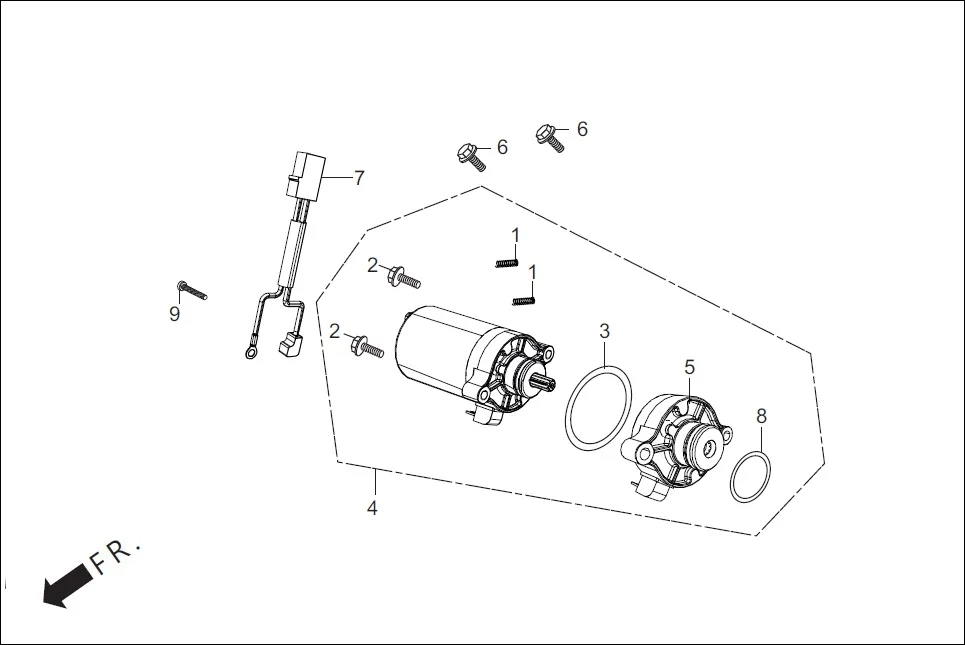 E-5A ELEC. (STARTING MOTOR)
