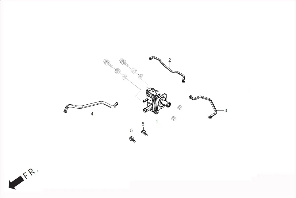 F-13A AIR CLEANER (VALVE ASSY AIR SUCTION) assembly diagram for Hero Passion X PRO (Jan, 2018)
