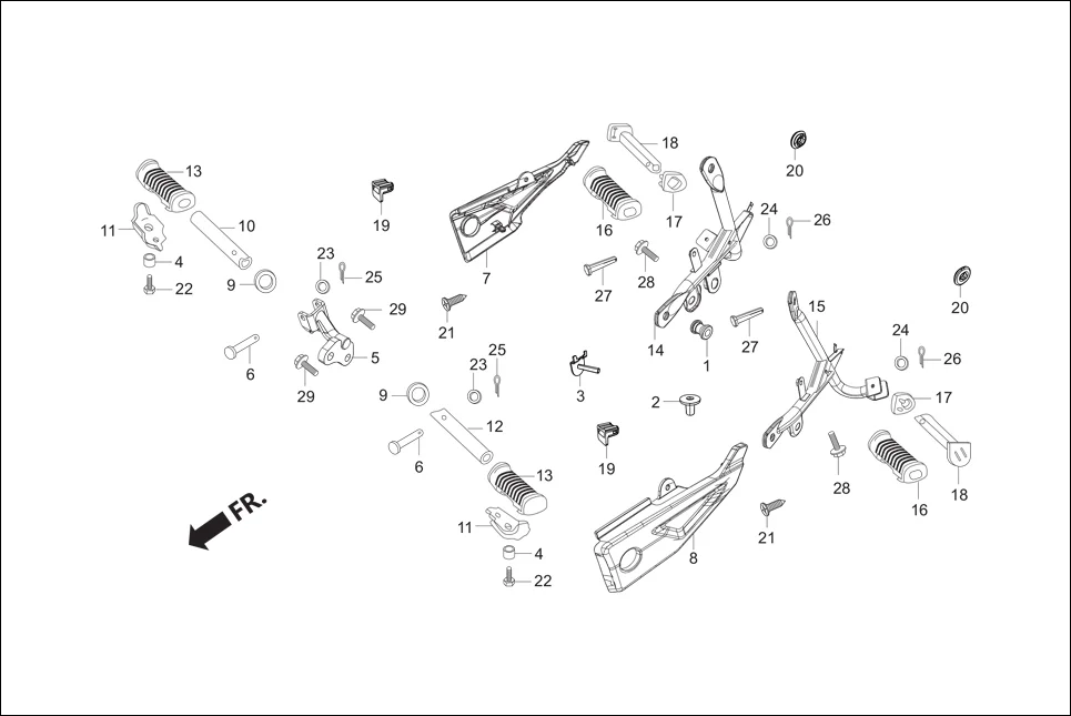 F-15 STEP ASSY diagram showing 50603-KB4-000