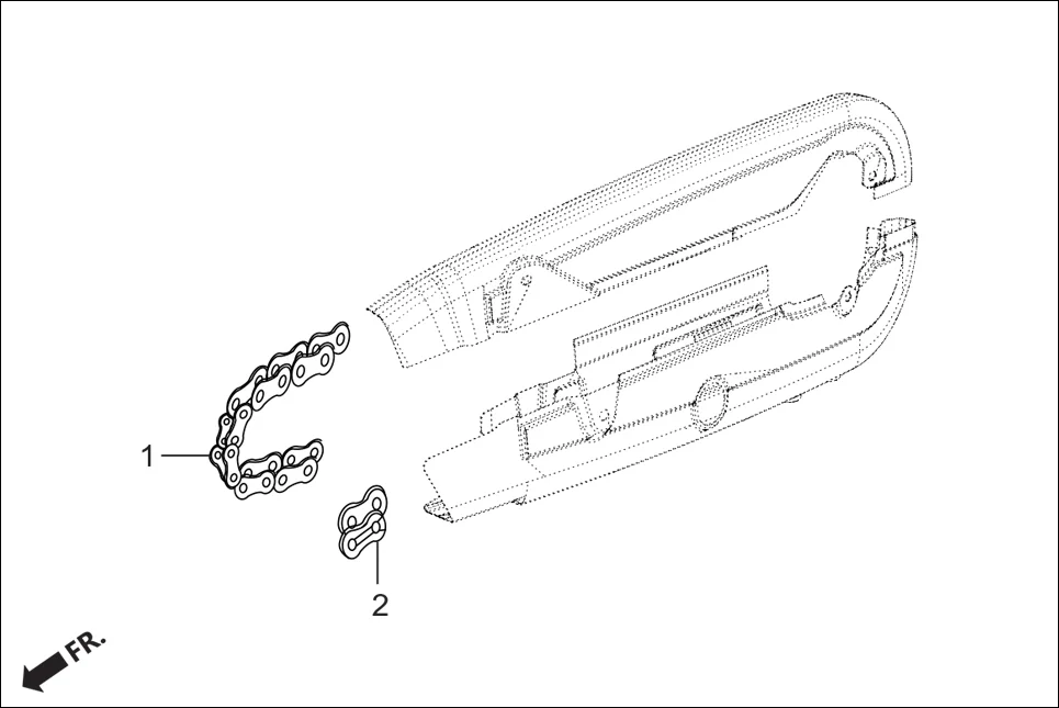 F-16A SWINGARM/CHAIN CASE diagram showing 40530-KST-940