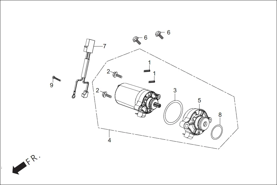 E-5A ELEC. (STARTING MOTOR)