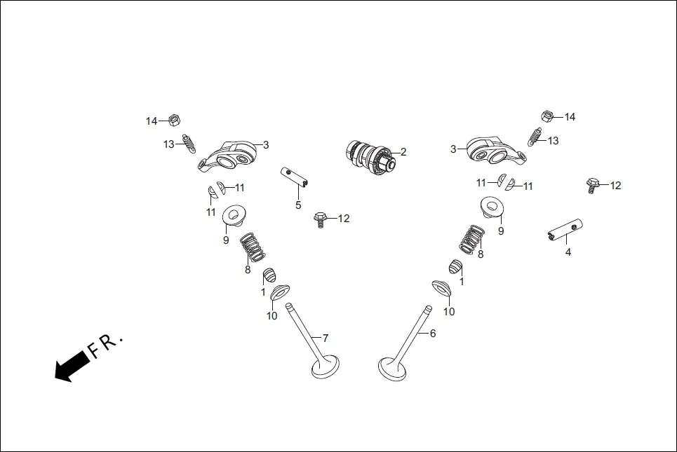 E-3 CAM SHAFT / VALVE