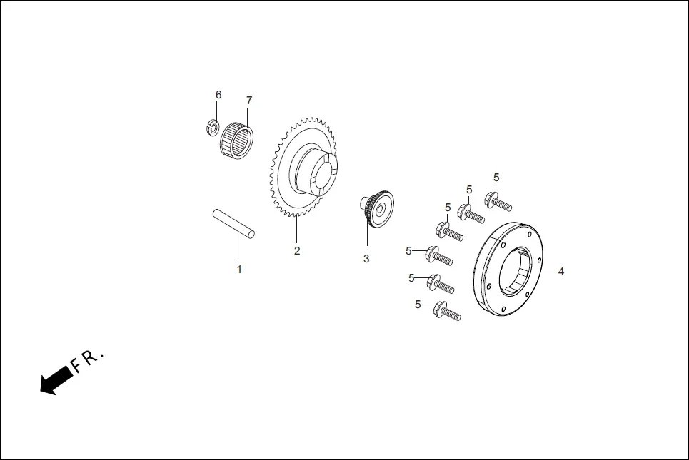 E-7B STARTING CLUTCH